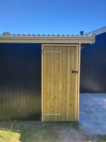 Renovering af hus ny trædør