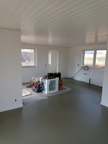 Renovering af hus og stue